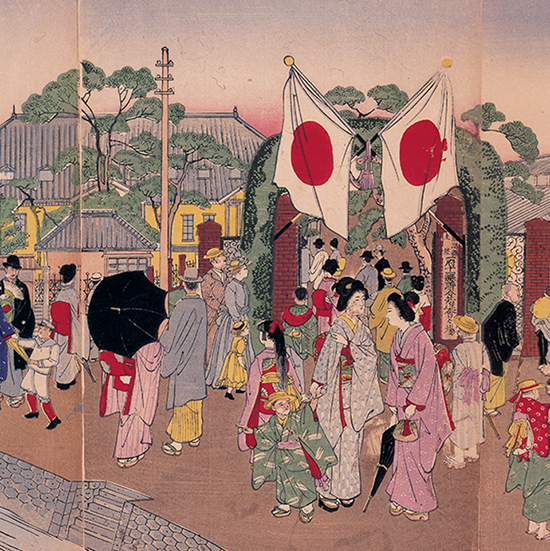 新潟県主催壹府十一県聯合共進会々場之図