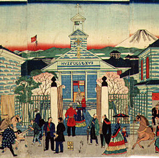 横浜商館天主堂ノ図