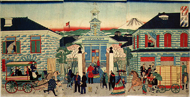 横浜商館天主堂ノ図