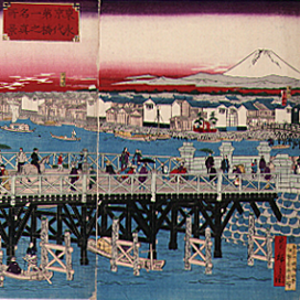 東京第一名所永代橋之真景