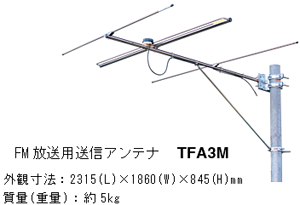 FM放送用送信アンテナ