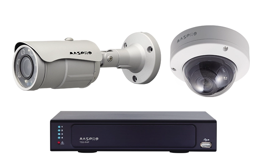 マスプロセキュリティー機器のラインナップが充実！<br>ネットワークカメラシステムが構築できる<br>ネットワークカメラとネットワークビデオレコーダーを新発売！