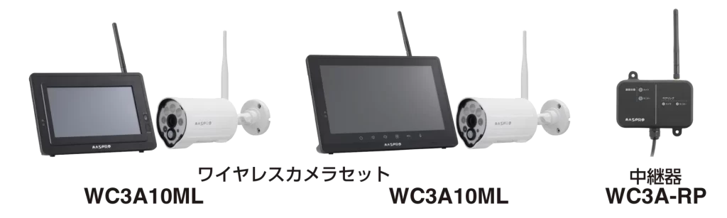 ワイヤレスカメラセット
