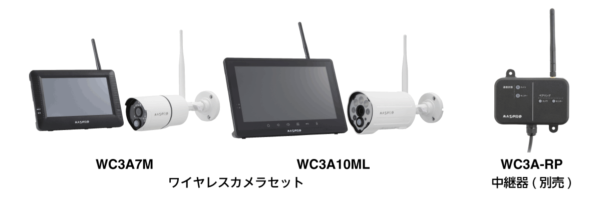 ワイヤレスカメラセット